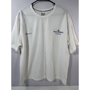 D&F Ricky Singh Relaxed Fit T-Shirt Mens  Crew Neck Short Sleeve Palm Spring SzL